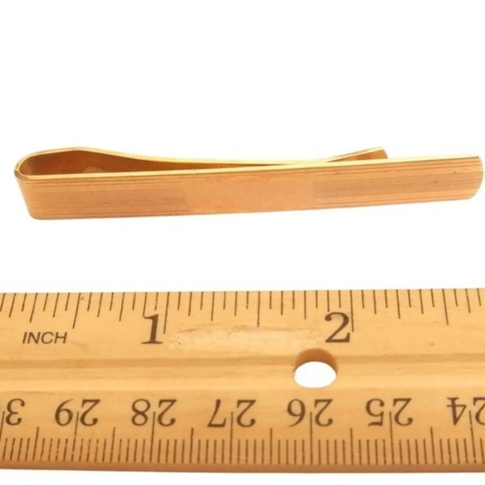 Vintage‎ Anson Large Blank Monogram Tie Clip